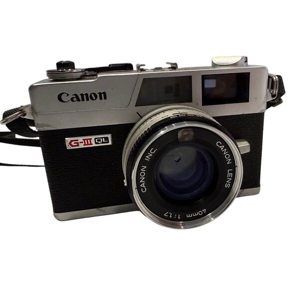 Canon Canonet QL17 G-III Film Camera w/40mm f1.7 Lens - Untested - Picture 1 of 8